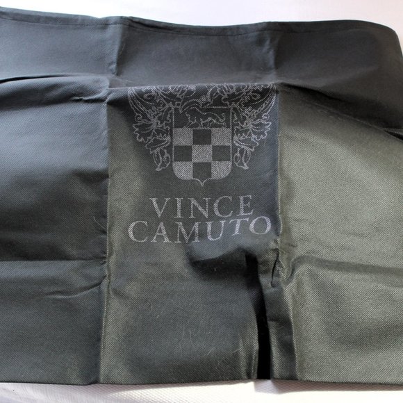 Vince Camuto Large Taupe Pebbled Leather Satchel w/ Dust Bag - Picture 16 of 16